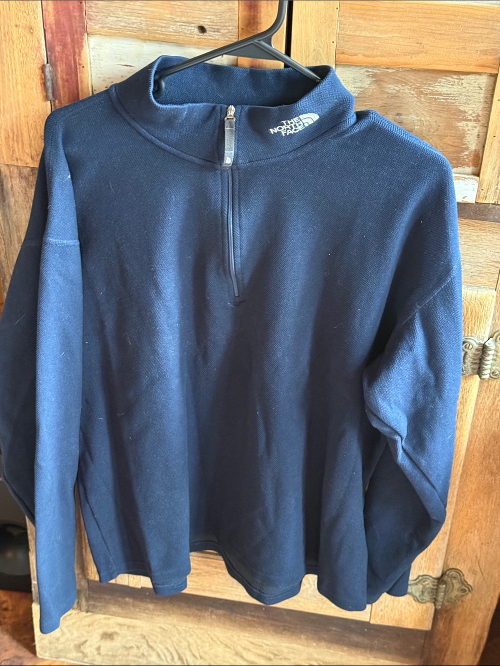 The North Face Men’s Navy Half-Zip Fleece Pullover